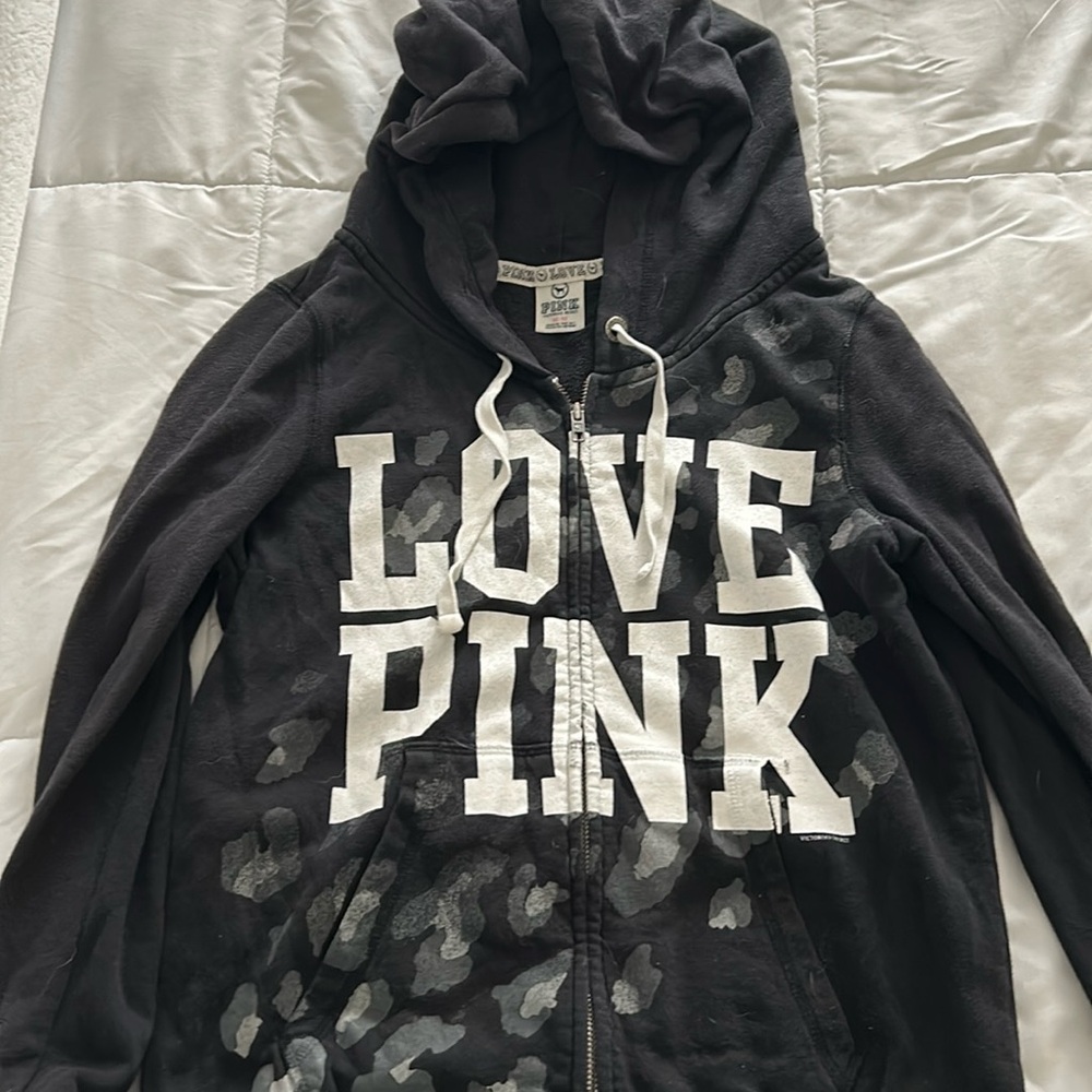 Victoria’s Secret Pink brand hooded zip up